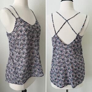 BCBGeneration double strap strappy print tank top
